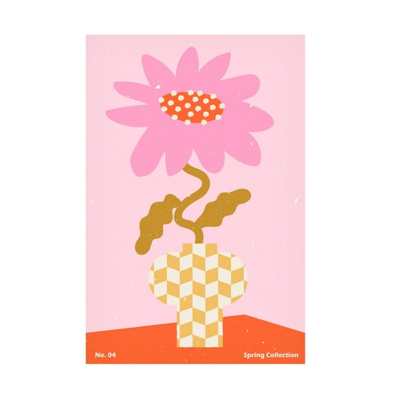 Trademark Fine Art NKTN Spring Flower 04 Canvas Wall Art