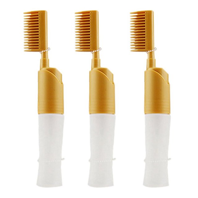 3X El Peine para Teñir El Cabello Cepillo para Teñir El Cabello Con Botella Salón de Peinado de Bricolaje Cepillo de Aceite para Hornear Teñido Herramienta de Tinte para El Cabello