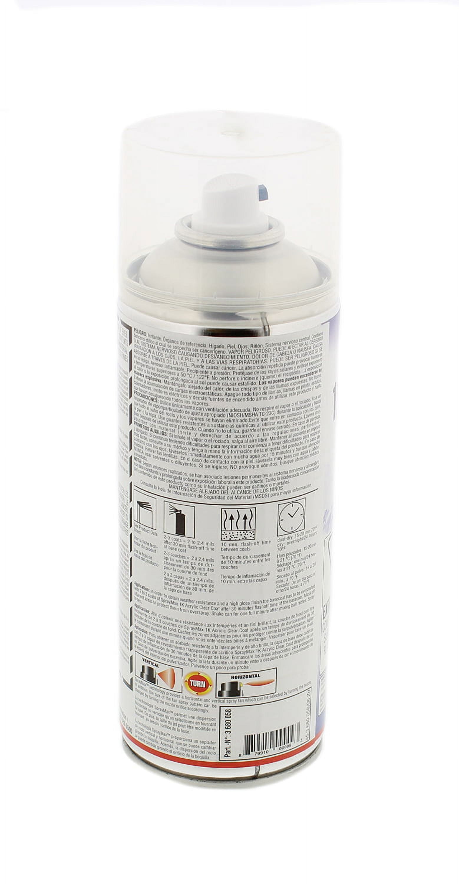 SprayMax 2K Matte Clear Coat, Aerosol 3680065