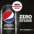 thumbnail image 3 of Pepsi Cola Zero Sugar Soda Pop, 12 oz, 18 Pack Cans, 3 of 6