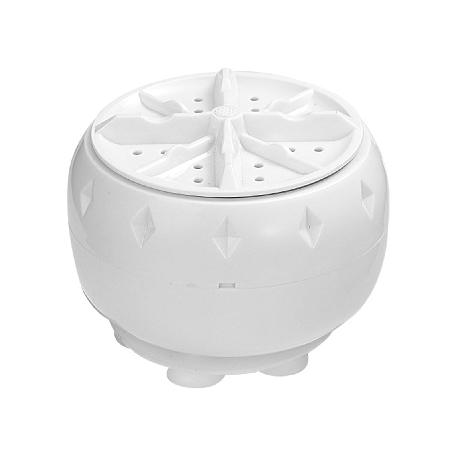 Visland Portable Turbine Washing Machine White Mini Washer Powerful Efficient Cleaning Washer for RV College Travel