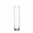 thumbnail image 6 of WGV Clear Cylinder Glass Vase 3" Wide x 16" Height, Good quality, Heavy Weighted Base - 1 Pc, 6 of 9