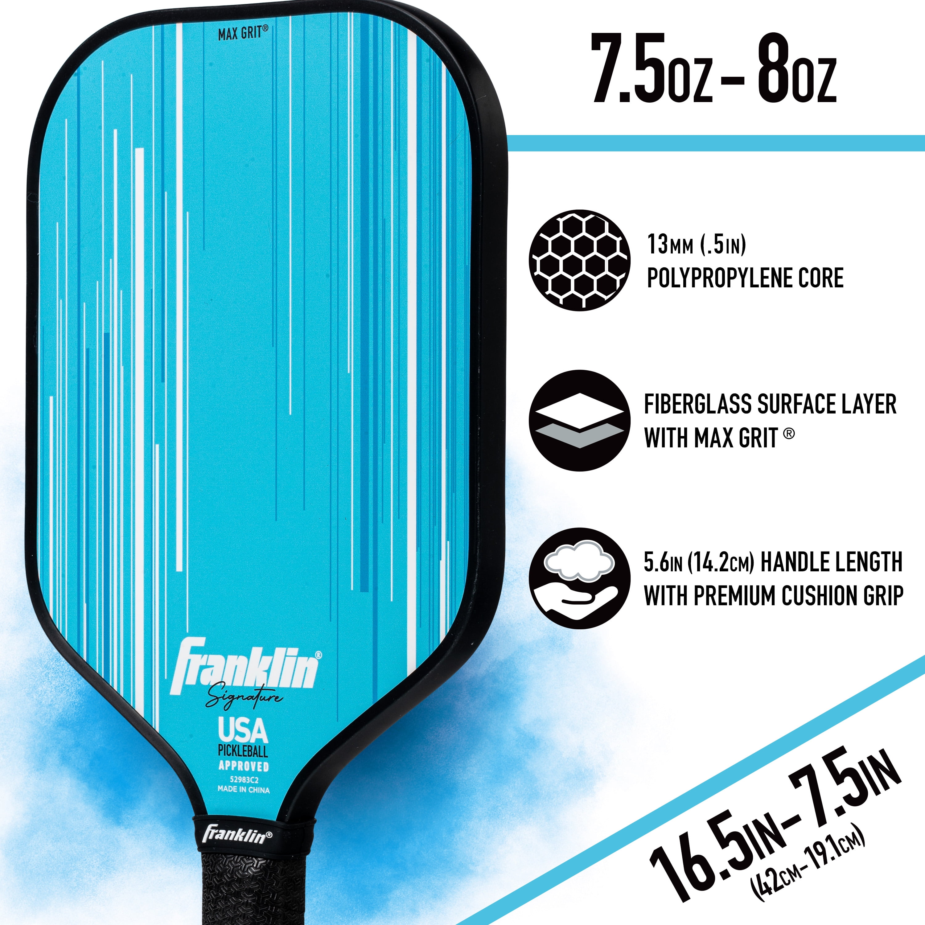 Franklin Sports Pro Signature Pickleball Paddles - 13mm Poly