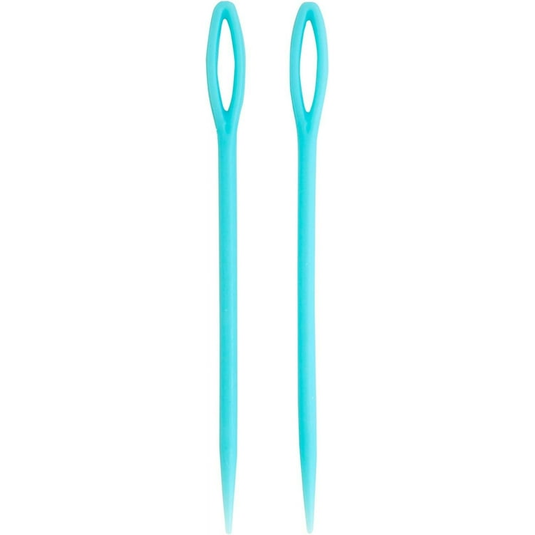 Simplicity Boye Plastic Yarn Needle, 2 Piece, Blue 