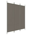 thumbnail image 6 of vidaXL Room Divider Folding Partition Privacy Screen for Home Office Fabric, 6 of 32