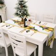 thumbnail image 3 of Small Fresh Table Flag Spring And Summer Flower Linen Print Tablecloth 6, 3 of 6