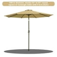 thumbnail image 6 of Yescom 10ft UV50+ Fade Resistant New OLEFIN Outdoor Patio Umbrella with Crank Market Garden Beach Olefin, 6 of 10