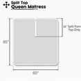 thumbnail image 3 of DNG Creations 4 Piece Split Top Queen Adjustable Flex Top Sheet Set 100% Egyptian Cotton, 800 Thread Count 24 Inch Deep Pocket - 34" Split from The Top ( Solid Orange ), 3 of 5