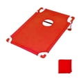 thumbnail image 2 of Portable Cornhole Board Set with 6 Bean Bags Corn Hole Toss Game Cornhole Games for Indoor and Outdoor Parties, Ideal for Teen, Adults, Camping Travel, Parties, Beach, Yard (Red), 2 of 9