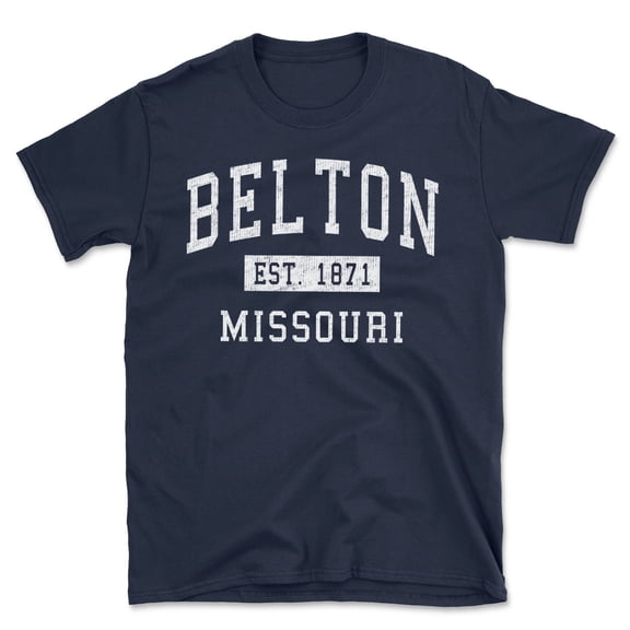 Belton Missouri Classic Established Men's Cotton T-Shirt