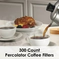 thumbnail image 2 of Filtros de Café para Cafetera - 300 Disco 3,75 Pulgadas Desechables Sin Blanquear, 2 of 5