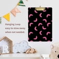 thumbnail image 5 of FMSHPON Halloween Pink Cute Bat Clipboard Hardboard Wood Nursing Clip Board and Pull for Standard A4 Letter 13x9 inches, 5 of 5