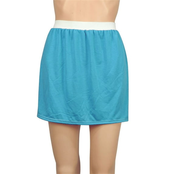 Eashery Fringe Skirt Women's Super Comfy Ultra Stretch Midi Skirt Knee Length with Pockets D XL