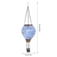 thumbnail image 2 of Linterna Solar con Globo de Aire Caliente con Luz de Llama Parpadeante, Luces Solares Colgantes para Exteriores, Impermeables para Jardín, 2 of 5