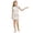 Silver, variant on OOOUM Girls Sleeveless Dresses Leopard Print Sequin Sundress One Shoulder Fashionable Summer Outfits For Kids Blue 9-10 Years