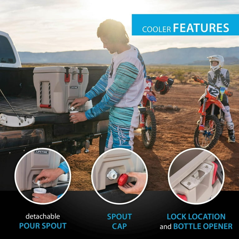 Lifetime Polyethylene 5 gal. Insulated Beverage Dispenser and