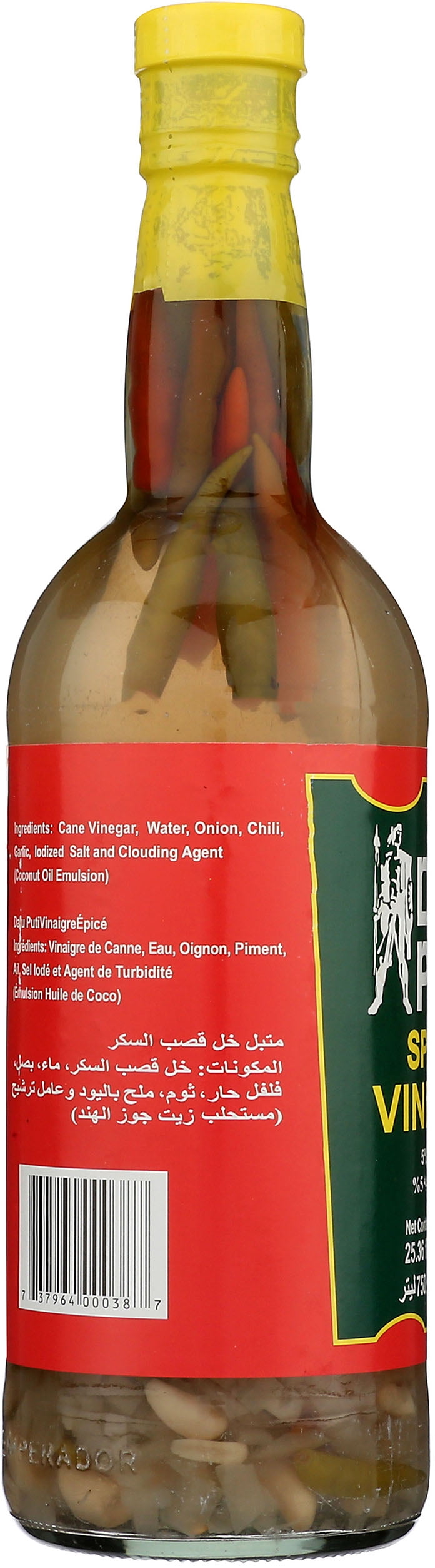 Datu Puti Spiced Filipino Vinegar 25.36 Fl oz, 1 count, Plastic Bottle