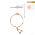 thumbnail image 4 of ANGARA Natural 0.02 Ct. Diamond Stackable Ring in 14K Rose Gold for Women (Ring Size: 3), 4 of 9