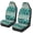 Aztec Cow Print, variant on XYZCANDO Turtle Car Seat Covers Comfortable Aztec Tribal Car Seat Cover Protector Front Seats Anti-Slip Protection Interior Accessories Elastic Polyester for Cars Sedans and SUVs