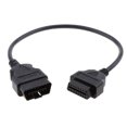 thumbnail image 1 of Cable de Extensión Conector de Alambre 16 Pines Negro 0.5 m Sistemas de Diagnóstico de Motor Yotijar OBD2 Extension Splitter Cable, 1 of 8