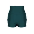 thumbnail image 4 of MGDXOX Women's High Waisted Fashion Swim Bottoms Tummy Control Bathing Suit Bottoms with Crisscross Side Cutouts Navy L, 4 of 7