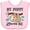 AD-Pink, variant on Inktastic My Poppy Loves Me with Sloth and Hearts Boys or Girls Baby Bib