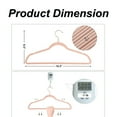 thumbnail image 5 of XIBUFE 10 Pcs Velvet Hangers,Space-Saving Design Clothes Hangers,Perfect for Closet Coat Hangers, 5 of 5