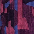 thumbnail image 1 of Ahgly Company Indoor Square Abstract Purple Modern Area Rugs, 4' Square, 1 of 4