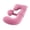 Pink, variant on Pregnancy Pillow for Sleeping, E Shaped Full Body Maternity Pillow with Removable Cover for Back, Legs, Belly, Hips, Navy Blue