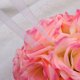 thumbnail image 4 of Bola de rosas artificiales románticas para colgar, ideal para decoración de bodas y fiestas (rosa intenso)., 4 of 6
