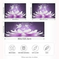 thumbnail image 2 of GZHJMY Beautiful Lotus Flower Satin Pillowcase for Hair and Skin Silk Pillowcase - Slip Cooling Satin Pillow Covers with Envelope Closure, King Size(20x40 inches), 2 of 7