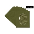 thumbnail image 2 of Dill Acid Free 6x7.5 Oval Picture Frame Mat with White Core Bevel Cut for 3x5 Pictures - Fits 6x7.5, 2 of 3