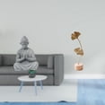 thumbnail image 2 of Estatua De Hoja De Buda Mono, Figura De Metal Sun Wukong, Escultura Budista En Miniatura Coleccionable, Adorno Creativo Nórdico Para Hotel, Patio, Mesa, Fiesta, Hogar, 2 of 8