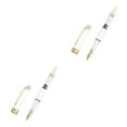 thumbnail image 1 of ZheElen Transparent Color Plastic Transparent Golden Trim Nib Ink Pen Impressive For School And Office piston pen-0.5mm 2Set, 1 of 6