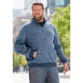 thumbnail image 2 of KingSize Men's Big & Tall Quarter Zip Fleece Sweater, 2 of 3