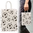 thumbnail image 2 of Flour Storage Bag Soccer Bags Paper Packaging with Handles Perfect for Sports Events and Celebrations Food Storage Bag Kitchen Organizer Bag Reusable Storage Pouch Pantry Bag, 2 of 5