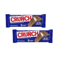 RADYAN Crunch Candy Bars, Creamy Milk Chocolate, 2 Piece, 1.55 oz