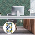 thumbnail image 6 of Yayeee Blank Wall Plate Cover 1-Gang 4.5"x2.7" Home Unused Decorative Outlet, Lemon Checkered, 6 of 7