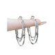 thumbnail image 1 of Aretes Arracadas De Aro Para Mujer color plata, 1 of 4