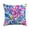 03_Watercolor C, variant on Throw Pillow Cover 18x18 Inch Waterproof Summer Flower Bohemian Print Soft Colorful for Car Office Patio Decor by MPOISVA