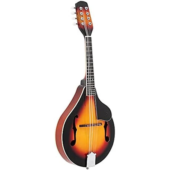 Elegant Mandolin Musical Instrument,A Style Mandolin Instrument with Guard Board,Glossy Sunburst Finish$$Music