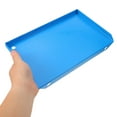 thumbnail image 3 of HEALEEP Easy to Clean Iron Pipe Rack Board Blue Home Iron Pipe Rack Plate 1Pack, 3 of 8