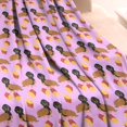 thumbnail image 3 of Pink Dachshund Chips Blanket,Comfortable Soft Flannel Throw Blanket,All Season,Warm Lightweight Blankets for Sofa Bed Couch Living Room Chair,30"x40"(80x100cm), 3 of 4