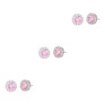 thumbnail image 4 of Guardurnaity 1 par de pendientes de cobre para mujer, Color sólido, repuesto fácil de combinar, pendientes redondos para niñas y mujeres, Type4 NO4, 4 of 6