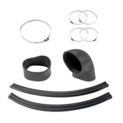 4 inch Cold Air Intake System Kit & Heat Shield Replacement For 2001-2006 Silverado 2500 1999-2000 1500 5.3L with Heat Shield Polished