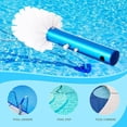 thumbnail image 4 of 1Corner and Step Pool Round Brush, Pool Step and Corner Brush, 180 Degree Rotation Handle Scrub Brush for Inground and Ground Swimming Pool, Spa, Hot Tub, Standard Poles Connection (2 Pieces), 4 of 6