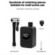 thumbnail image 2 of Portable Mini Electric Air Pump Bicycle Tire Inflator Black, 2 of 5