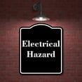thumbnail image 2 of Electrical Hazard BLACK Aluminum Composite Sign 15''x18'', 2 of 9