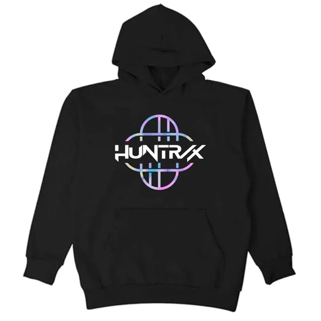 Pop cazadora para niña Demo-n Hunters Unisex Fashion Hooded Sweatshirt Streetwear Soft Comfortable Long Sleeve Hoodie for Daily Wear Spring Fall Winter (Black)