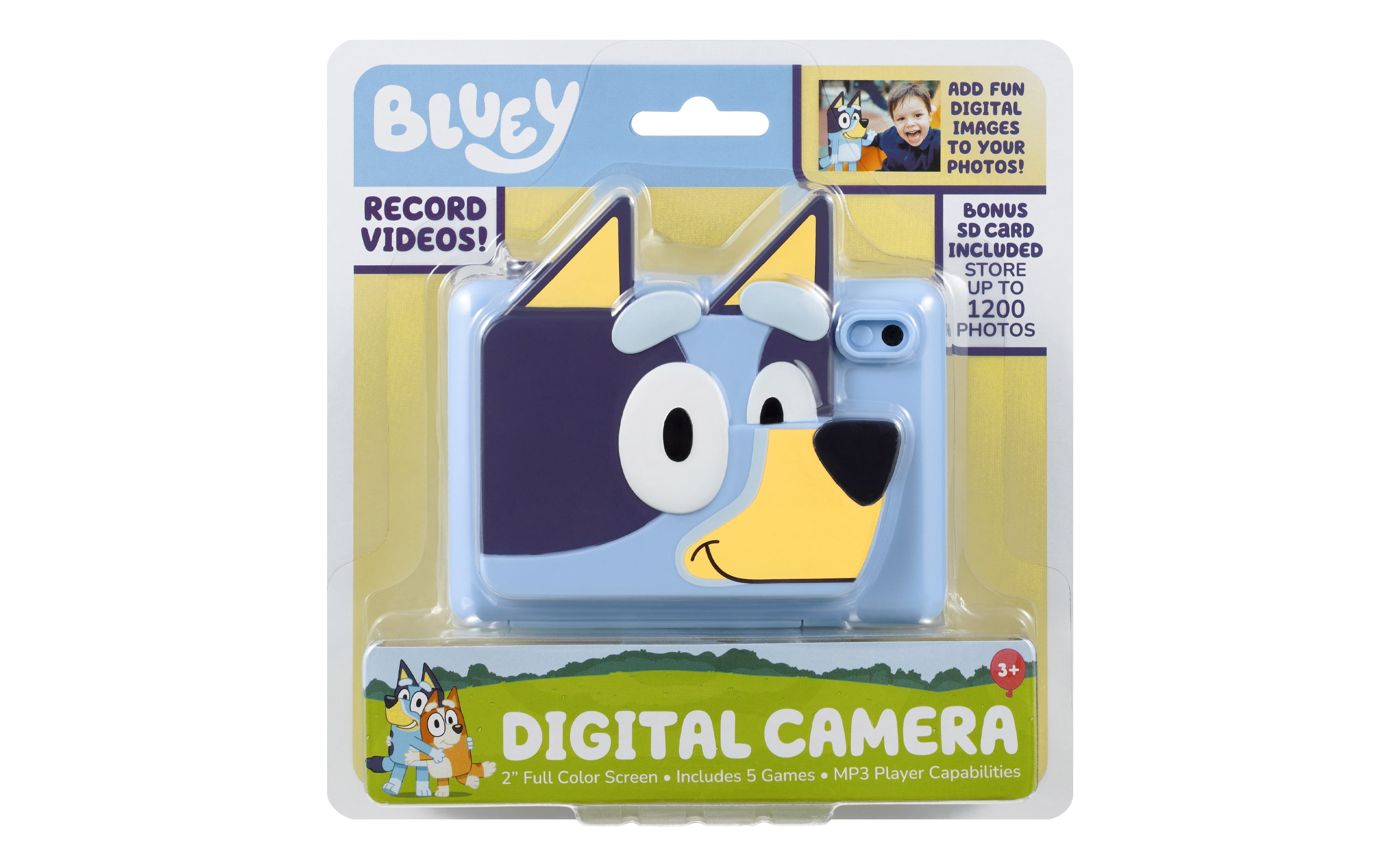 eKids Bluey Kids Camera with SD Card & Built-in Stickers - Walmart.com